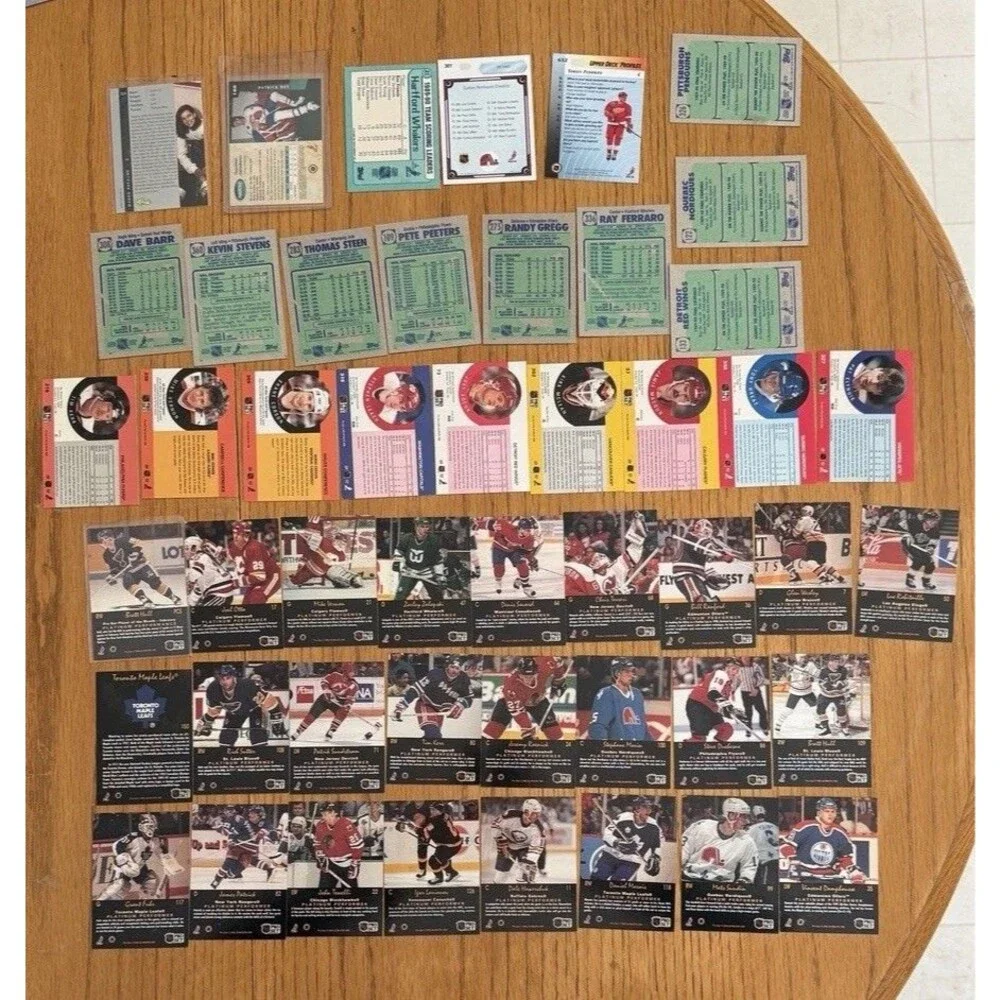 Vintage Hockey Cards Bulk Lot 58 Upper Deck Pro Set O-Pee-Chee Stars Roy Hull